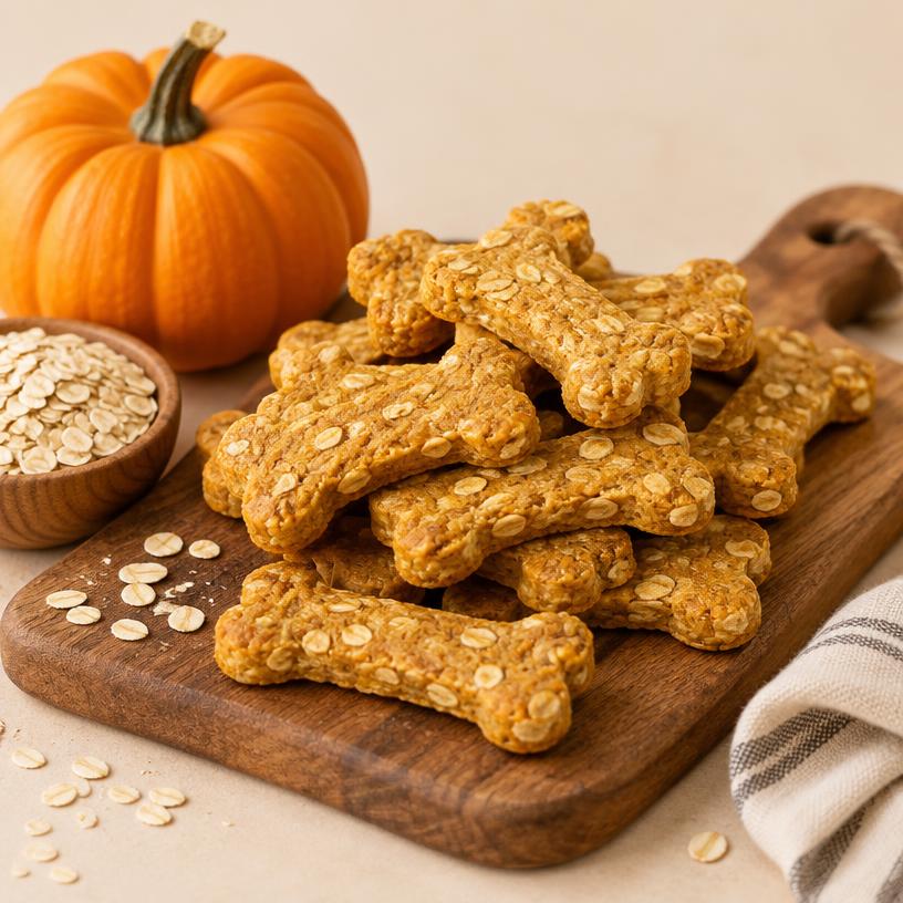Biscotti Zucca e Avena in Friggitrice ad Aria